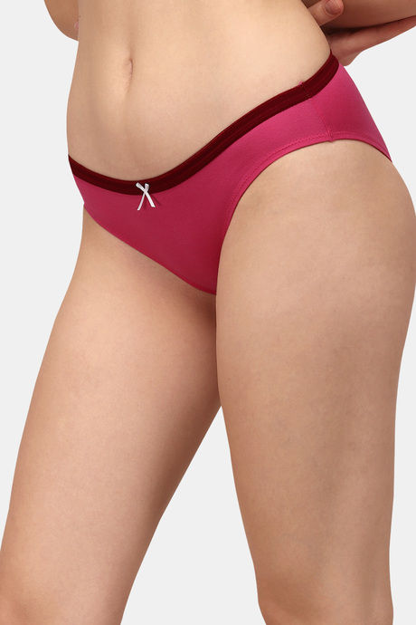 Soie Medium Rise Half Coverage Bikini Panty (Pack of 6) - Multicolor — image 4